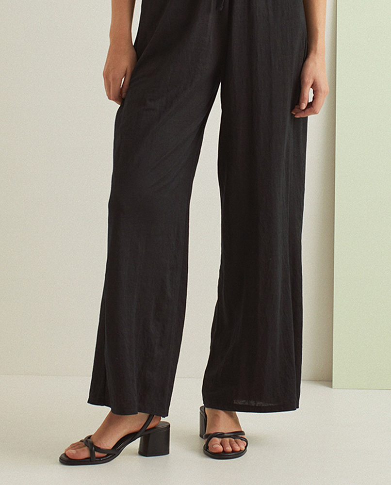 SANDALS WITH HEEL BLACK