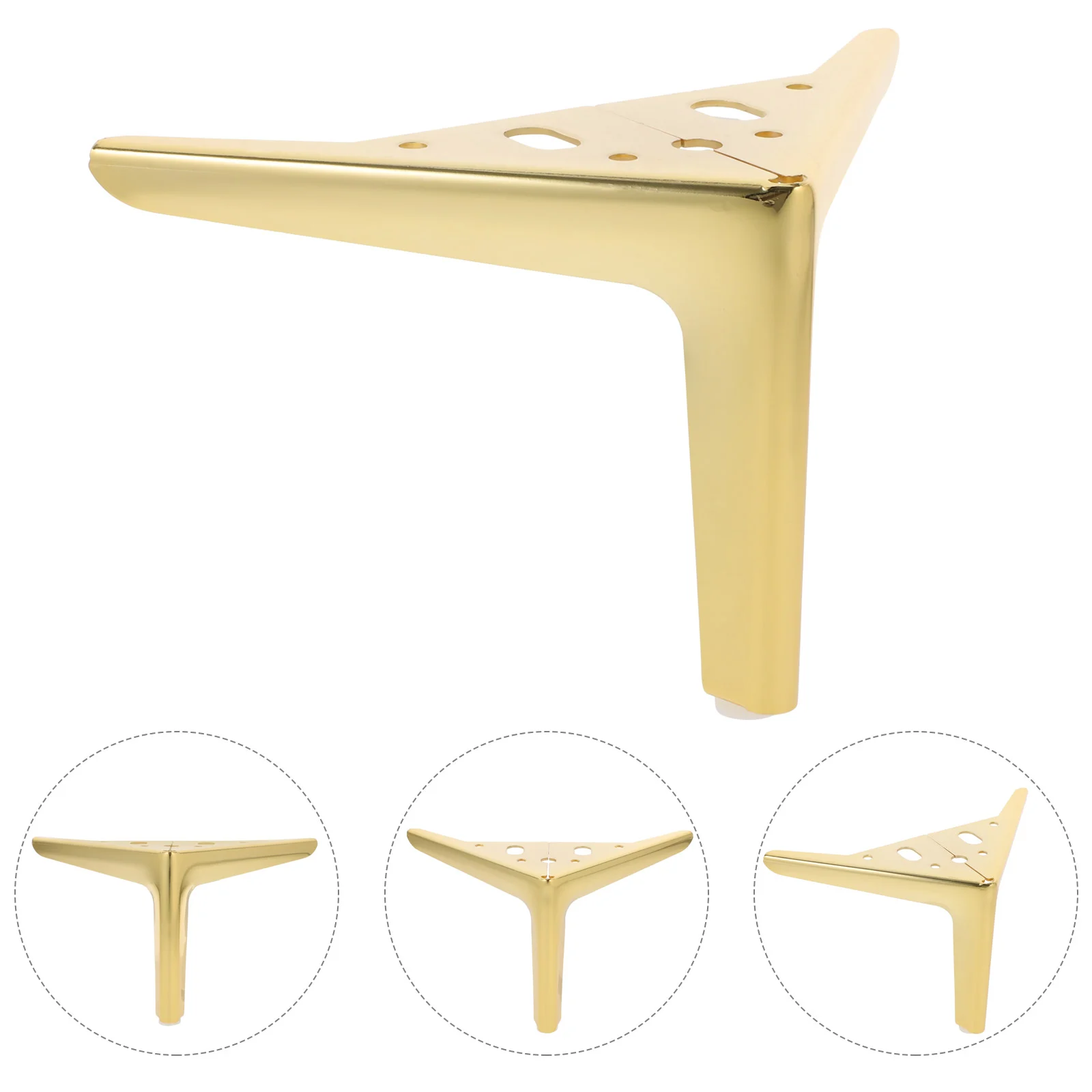 4pcs Furniture Legs Heavy Duty Furniture Feet Replacement Feet Triangle Cabinet Feet