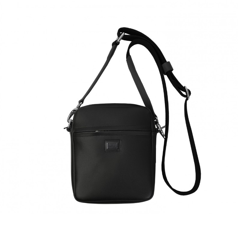 Men's BLACK leather pouch