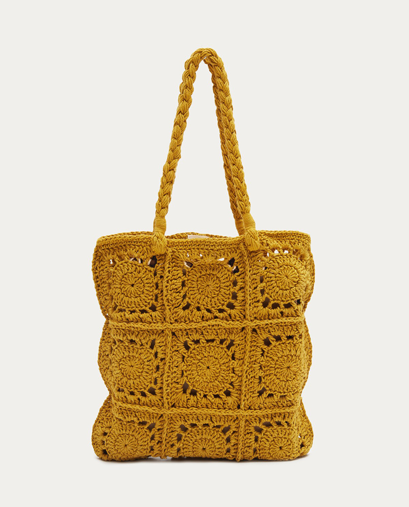 CROCHET BAG YELLOW