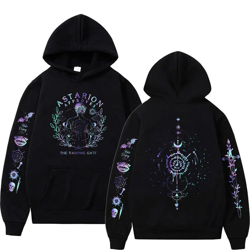 Limited Astarion Baldurs Gate 3 Print Hoodie High Quality Fashion Clothing Sweatshirt Men Women Casual Pullover Oversized Hooded