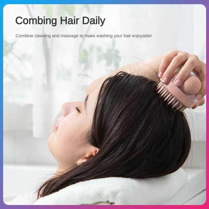 Manual Head Scalp Care Massage Shampoo Brush Slimming Comb Cleaning Shower Bath Exfoliate Remove Dandruff Promote Hair Grow