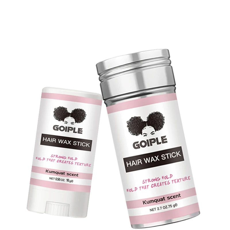 GOIPLE Natural Hair Styling Pomade Long Lasting Edge Gel for Slick Back Sleek Hairstyle Strong Hold Wax Stick for Women and Wig