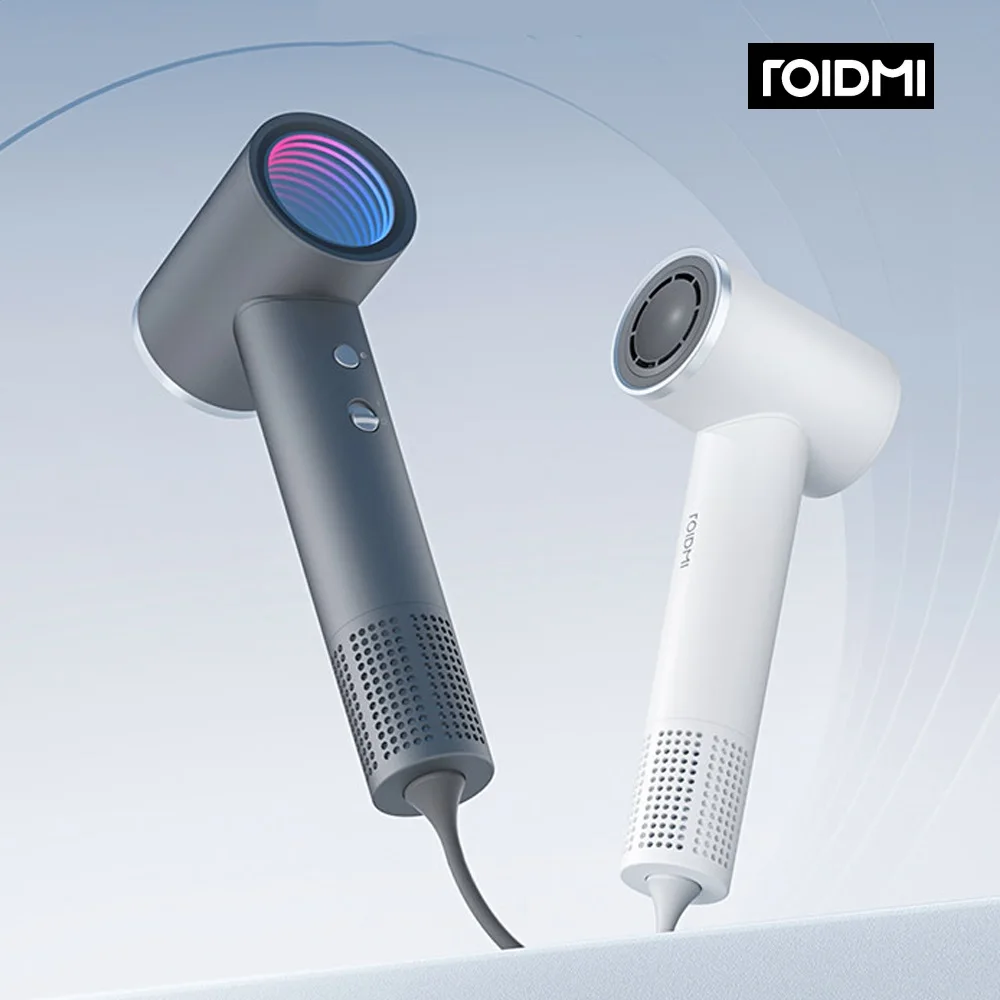 ROIDMI Miro Hair dryer Affordable High speed 65m/s Rapid Air Flow Low Noise Smart Temperature Control 20 Million Negative Ions