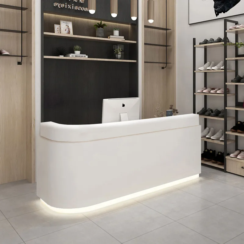 Information Reception Desks European Hospital Shop Mobile Cashier Table Luxury Office Silla De Escritorio Beauty Salon Furniture
