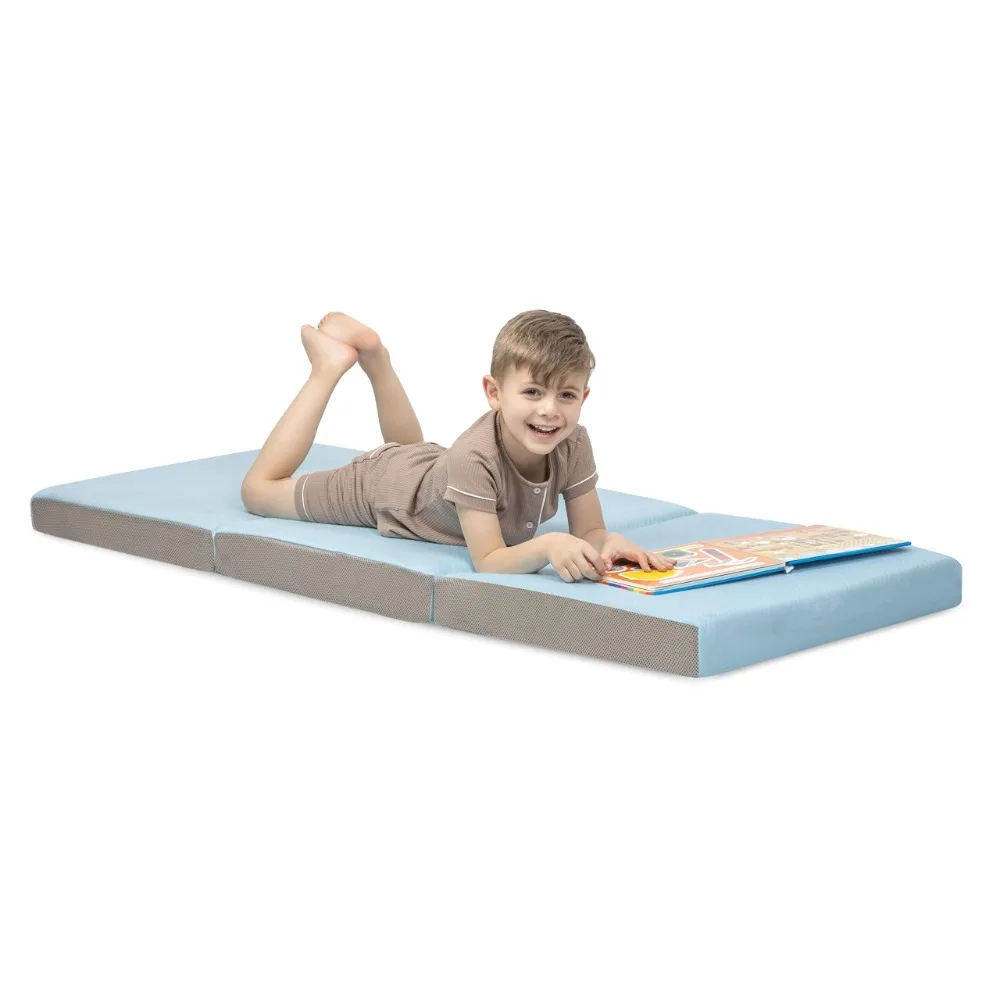 2023 New Toddler Nap Mat Bed Tri Folding Mattress
