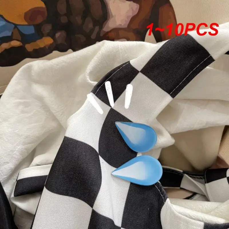 1~10PCS Cute Spoof Speechless Sweating Hairpin Water Droplets Hair Accessories Bangs Clip Headdress Styling Tool Children