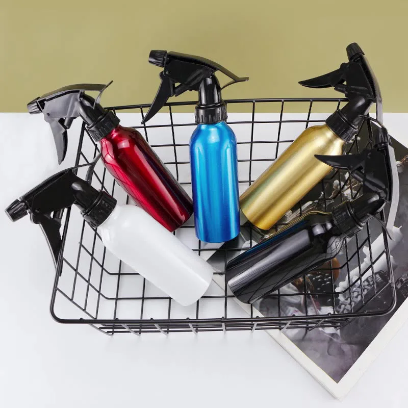 1PC 200ml Salon Barber Spray Bottle Aluminum Refillable Sprayer Bottles Hairdressing Water Sprayer Hair Styling Tools