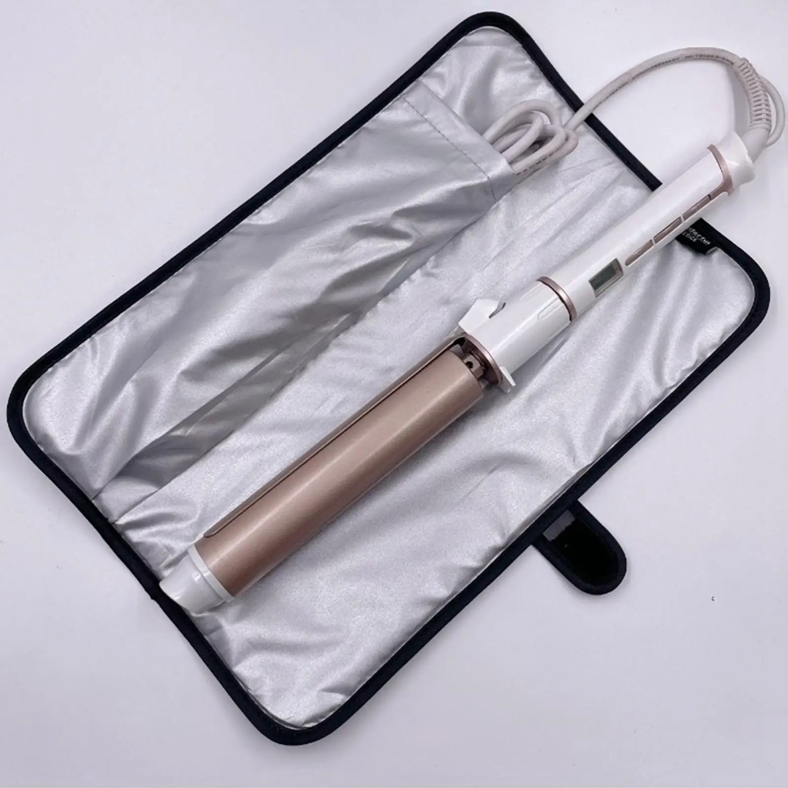 Hair Straightener Travel Case Versatile Curling Iron Cover Sleeve for Trimmer Styling Irons Scissors Curling Iron Flat Iron