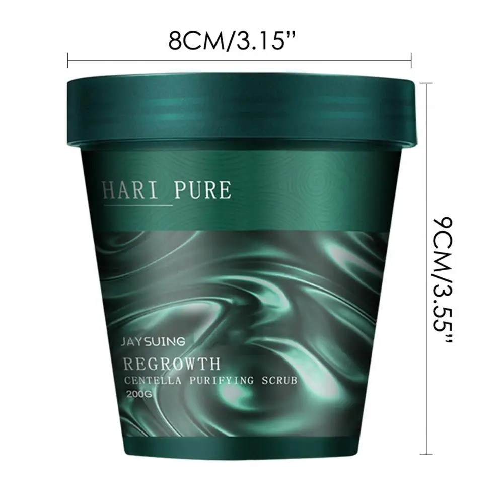 200ML Centella Damage-free hair care Gentle Scalp Care Scrub Cream Useful Regrowth Purifying Scrub Cream home/family