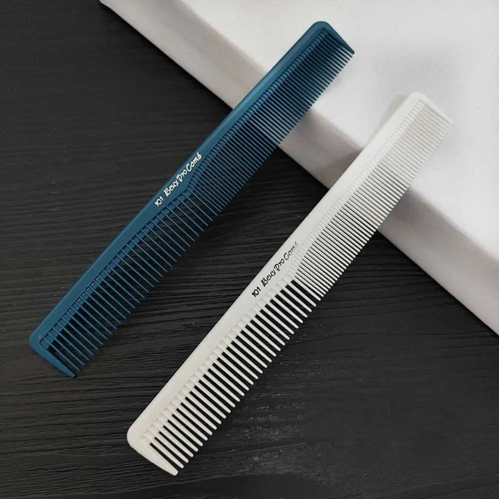 White Pro Hairdressing Combs Anti-Static Anti-slip Hair Cutting Comb Plastic Durable Straight Hair Brushes Cairdresser