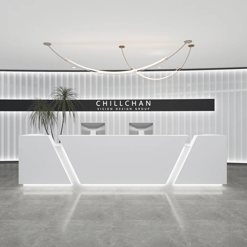 European Computer Reception Desks Cashier Mobile Corner Reception Desks Console Service Silla De Escritorio Luxury Furniture