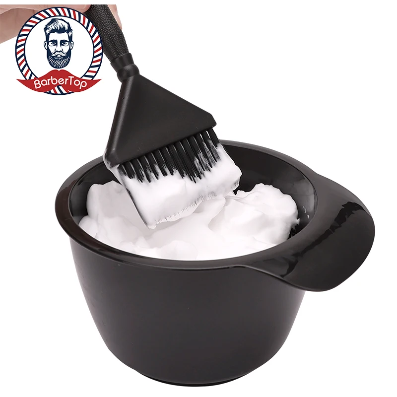 2PCS/Set Hair Dye Brush Bowl Salon Hair Color Mixing Dyeing Kit Hair Tint Dying Coloring Applicator Barber Supplies