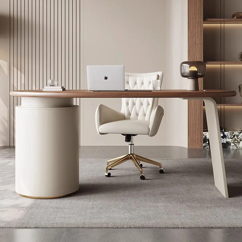 Writing Reception Desk Corner Executive Meeting Storage Office Desk Drawers Modern Escrivaninha Para Quarto Office Furniture