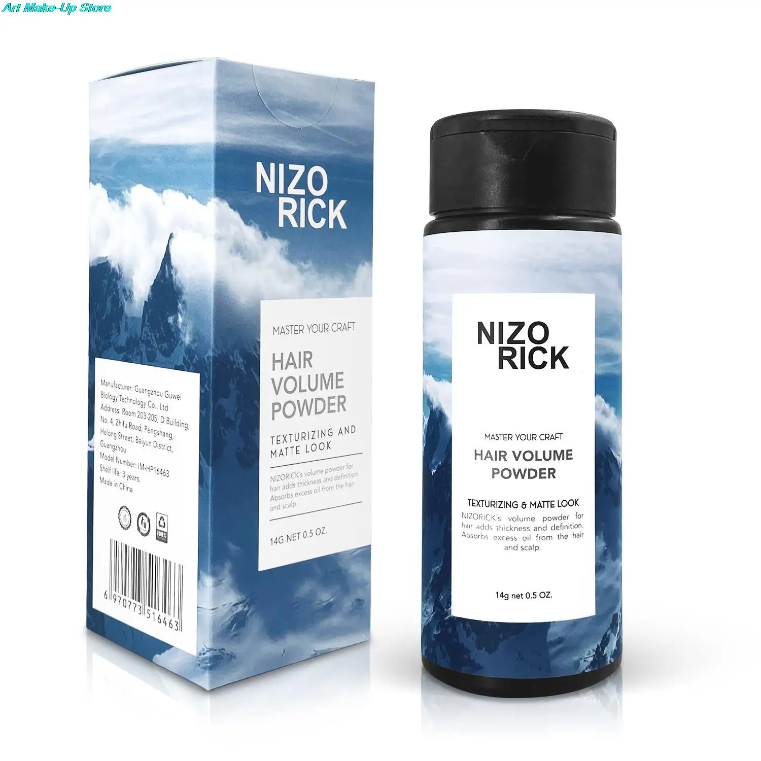 Dry Shampoos For Man's Hair Fluffy Powder Lazy God Tool Hair Oil Removal Refreshing Oil Control Hair Volume Power 14g