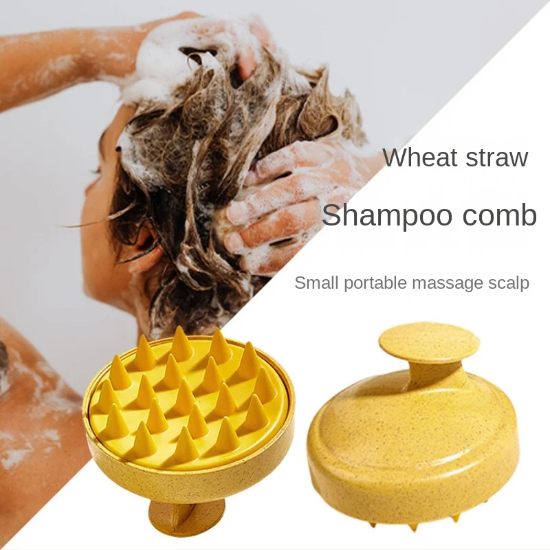 Silicone Hair Scalp Massage Hair Brush Shampoo Brush Manual Head Acupoint Therapy Comb Health Care Washing Bath Exfoliate Remove