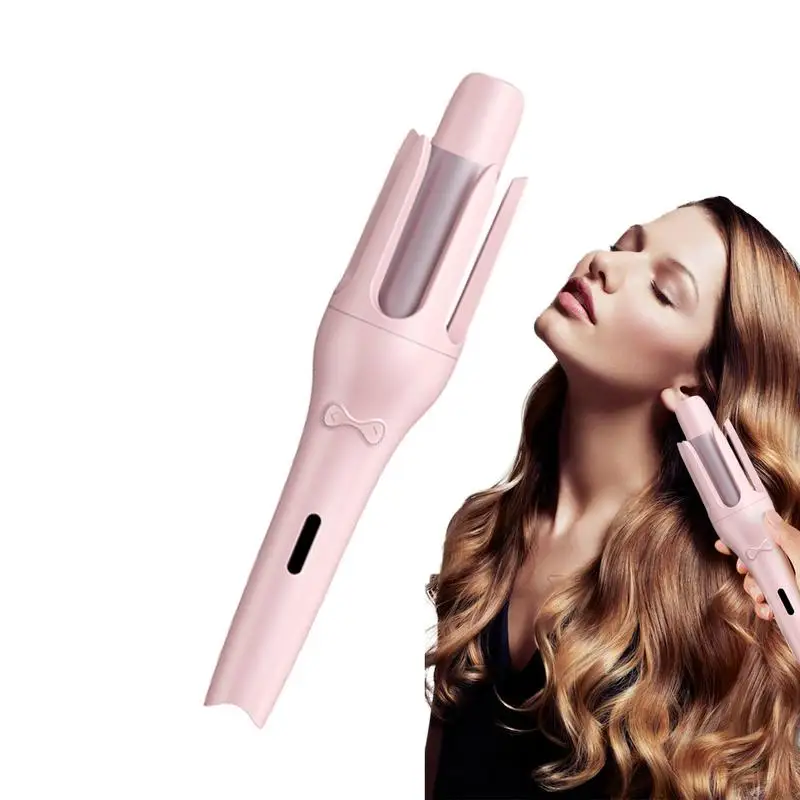 Automatic Hair Crimper Curling Iron Spinner Auto Hair Curlers 4 Temperatures Instant Heating Hair Styling Tools For Long-Lasting