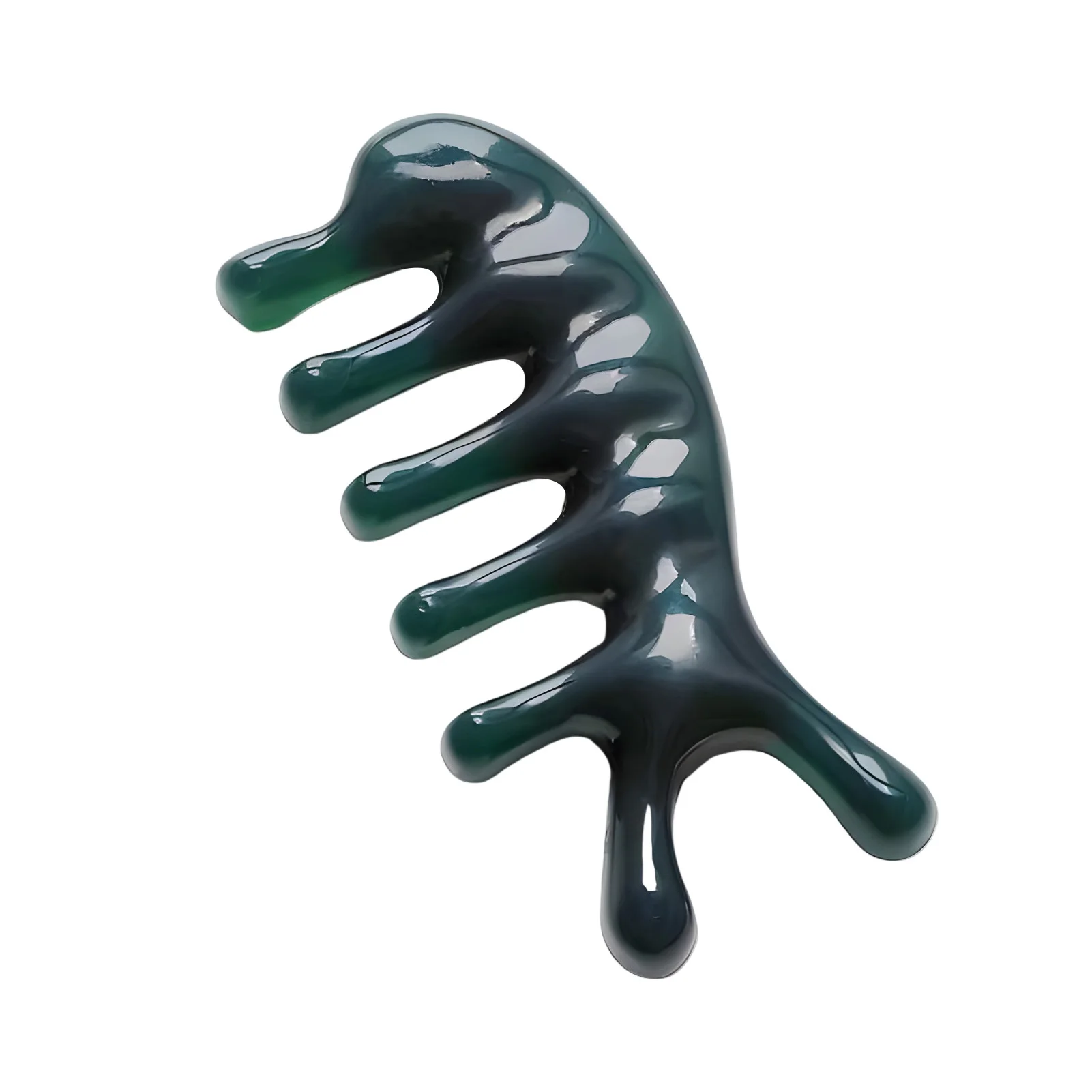 Wide Tooth Resin Hair Comb Thickened Wide Toothed Body Relax Massage Comb for Head Scalp Facial Body Massage